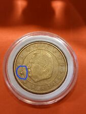 50 Cent errore conio rara 2002 Belgio