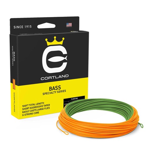 Cortland bass fly line nuovo - line,