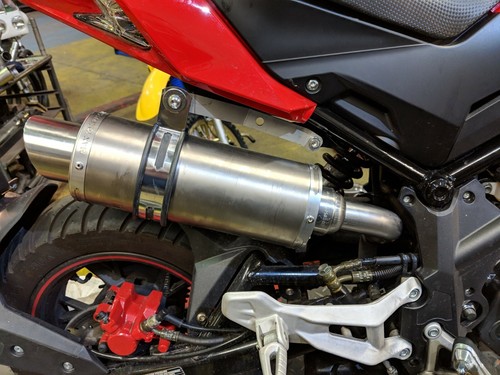 Bidone scarico moto benelli - bidone,
