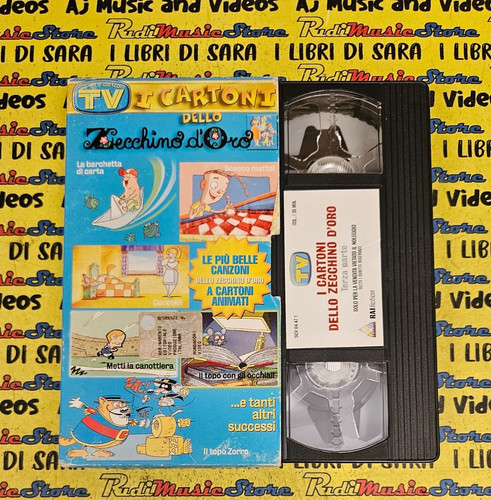 Vhs cartonata cartoni dello - i,