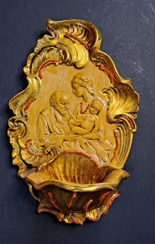 Acquasantiera sacra famiglia