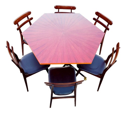 Set dinner table - set,