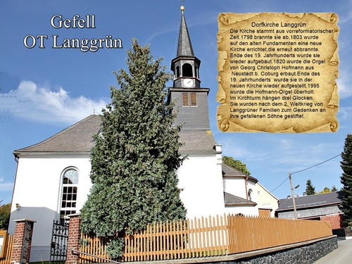 Gefell verde lungo chiesa - lungo,
