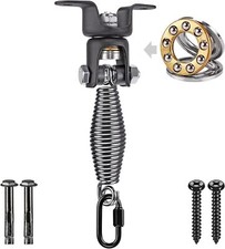 Molla appendiabiti per sacco da boxe resistente 360? Porta travi in legno rotante 2