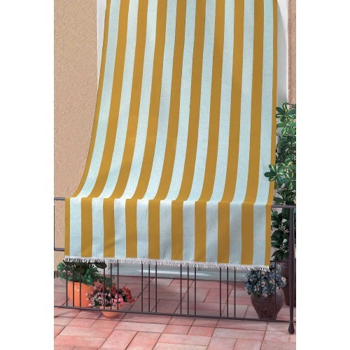 Tenda riga bianco giallo - tenda,