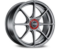 Cerchio in Lega OZ Formula HLT 4F in 7,5x17 ET40 PCD 4x108 Colore Grigio Corsa