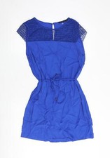 Cravatta donna Zara blu misto