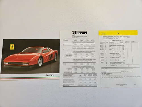 Ferrari testarossa 412 mondial - ferrari,