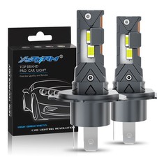 2 LAMPADINE H4 LED da 25000LM 70W 12V AUTO | CANBUS VENTOLA | LUCE BIANCA 6500K