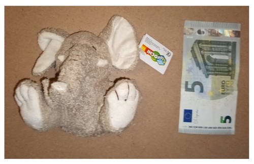 Elefante peluche vintage