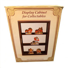 Vetrina in mogano per oggetti