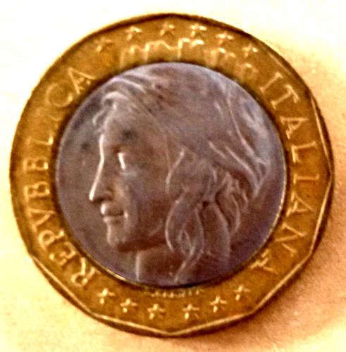 Moneta 1000 lire - moneta, italia