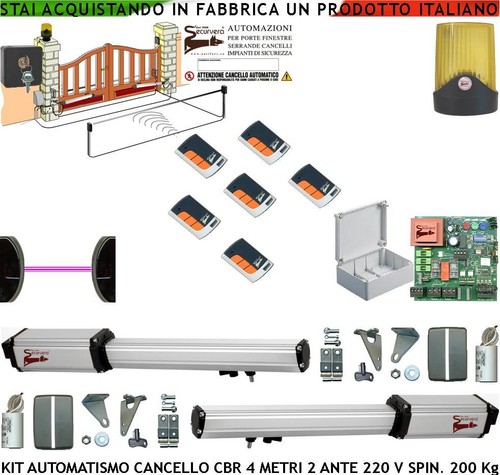 Automazione cancello 2 - cancello, mt