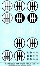 TAURO MODEL TM48/518 INSEGNE NAZIONALI REGIA AERONAUTICA PER S.M.79 SCALA 1:48