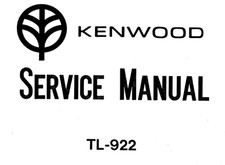 KENWOOD TL-922 Schematic Diagrams Service Manual Repair Schaltplan Techniques