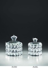 RANOLDI CX5202 PORTAGIOIE IN CRISTALLO CON VETRO DI BASE MISURA CM 11X11X14