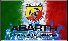 Bandiera Flag logo Abarth Typ
