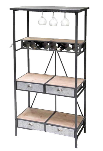 Scaffale metallo cantinetta - scaffale,