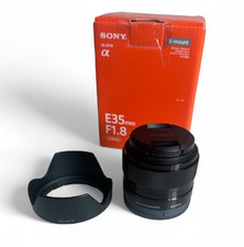 Sony E 35 mm F1.8 OSS SEL35F18 obiettivo a focale fissa per APS C E Mount Top