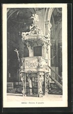 Cartolina Udine, Duomo, II pulpito 