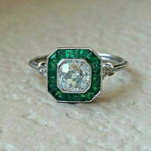 Anello con diamanti ct - con, 2,00