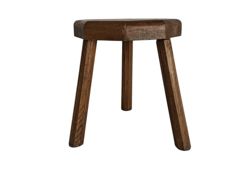 Antico sgabello mungitura a - mungitura,