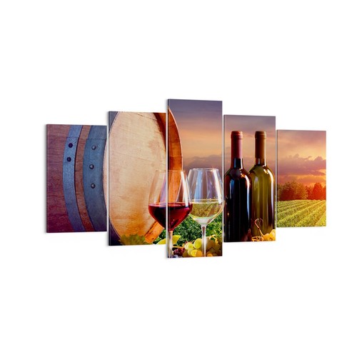 Quadro tela 160x85cm vino - quadro, su