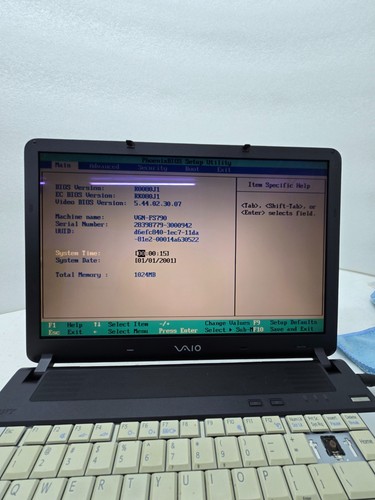 Sony vaio pcg - vaio, pcg-7d2l