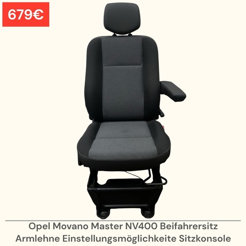 Sedile passeggero opel movano - sedile,