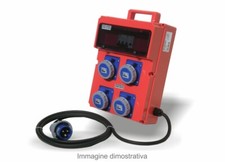 QUADRO ELETTRICO MONOFASE IP66 4 PRESE CERTIFICATO C/PULSANTE EMERGENZA FRIGGERI