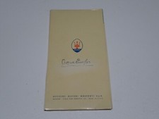 MASERATI CARTELLINA CON 3 BROCHURE DEPLIANT INDY BORA KHAMSIN (G25bis)