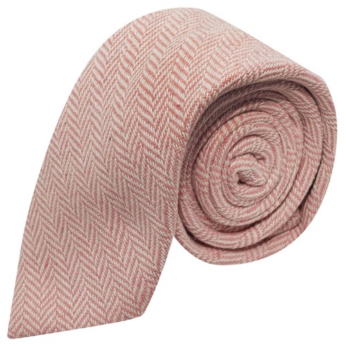 Cravatta herringbone rosa - herringbone,