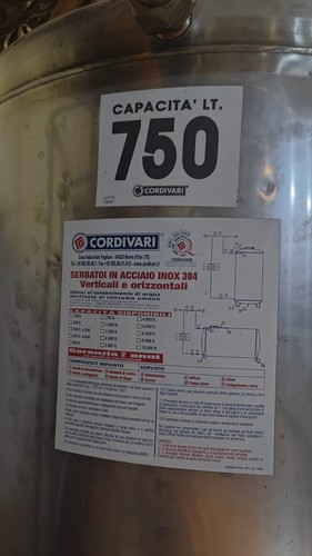 Serbatoio acciaio inox 304 - serbatoio,