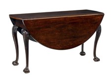 TAVOLO A GOCCIA IN MOGANO