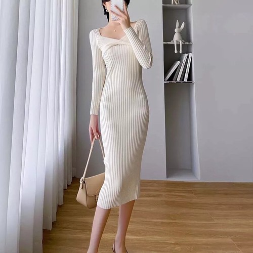 Tubino vestito abito - abito, bianco