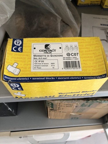 Morsetto elettrico cappuccio - a,