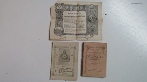 Militaria anno 1896 preghiere - anno,