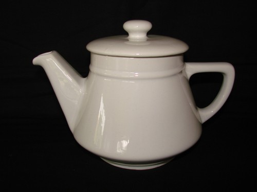 Caffettiera ceramica bianca - caffettiera,