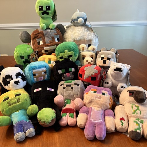 19x minecraft plush lot - 19x,