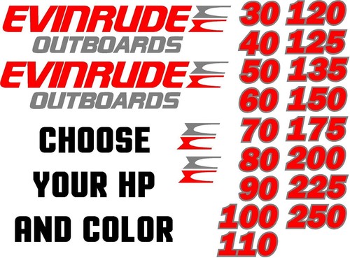 Evinrude decalcomanie - evinrude,