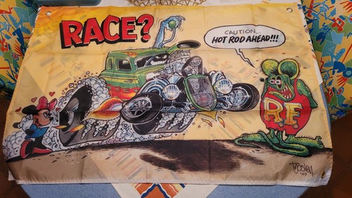 Rare banner race rat fink - banner,