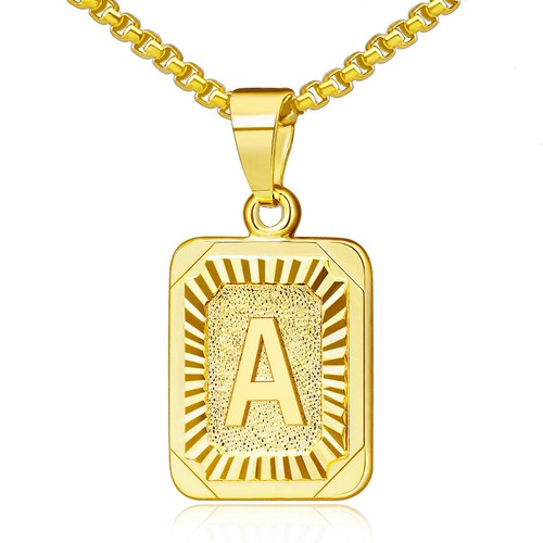 Collana con ciondolo lettera