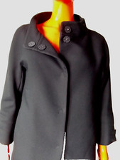 HERNO Piumino Giaccone COCOON  Misto Lana Blu e Piuma  IT44 EU40 D38 ho MaxMara