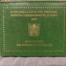 2019 Vaticano 2€ moneta commemorativa FDC 13 Pezzi In Blocco Vari Anni