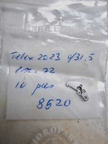 Valjoux parte 8620 ore - 72,