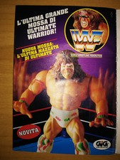 ULTIMATE WARRIOR WWE WWF WRESTLING Pubblicità Advertising Werbung Publicitè 1992