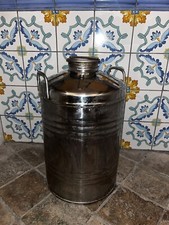 Contenitore Bidone Olio Sansone 50 litri acciaio inox F50 Rotex, Due Manici