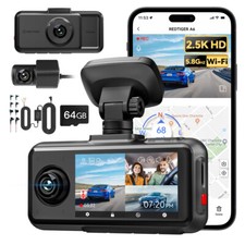 REDTIGER 2.5K DashCam 3 Canali