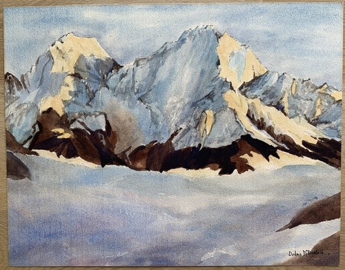 Dipinto paesaggio acquerello