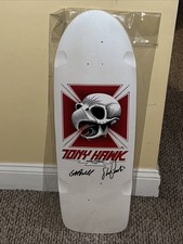Tony Hawk Bones Brigade serie 1 skateboard deck firmato da Powell Peralta con certificato di autenticità